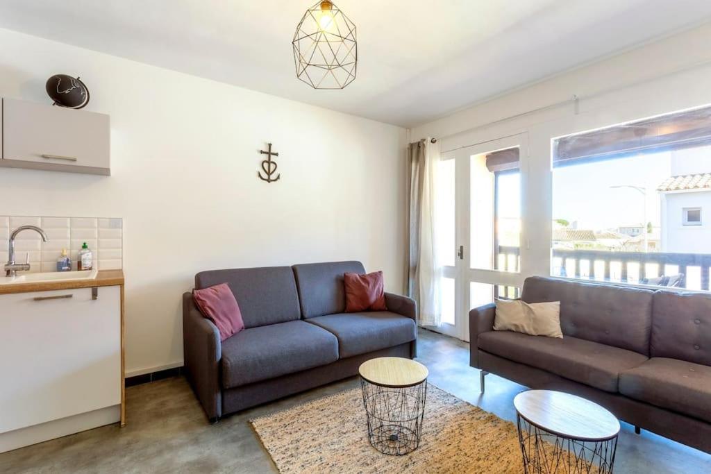 Chez Audrey - Agreable Appartement Duplex Climatise Et Convivial Le Grau-du-Roi Kültér fotó